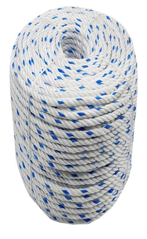 Naylon Halat - Mavi Beyaz