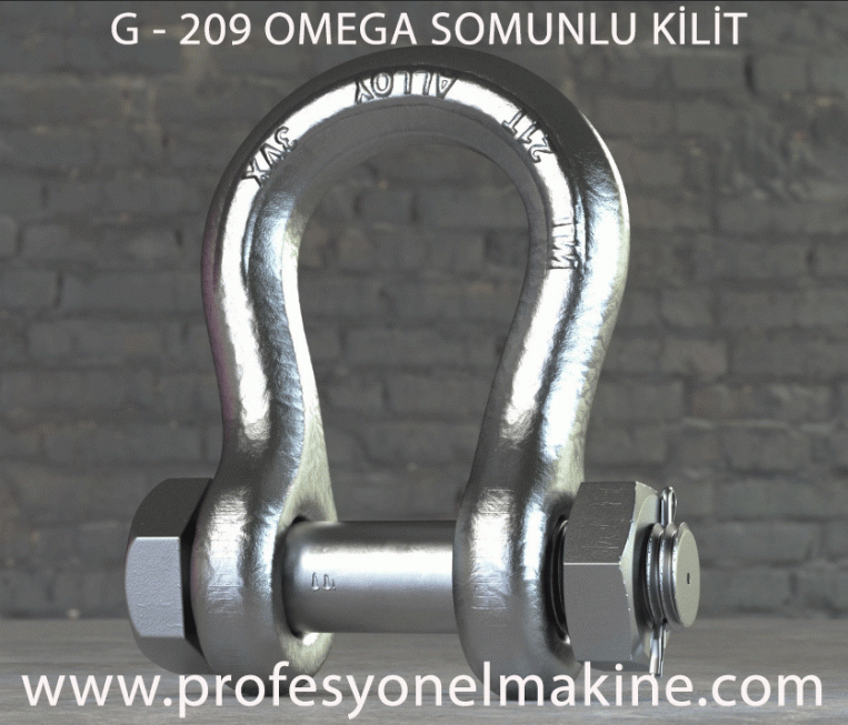 Omega tip somunlu kilit