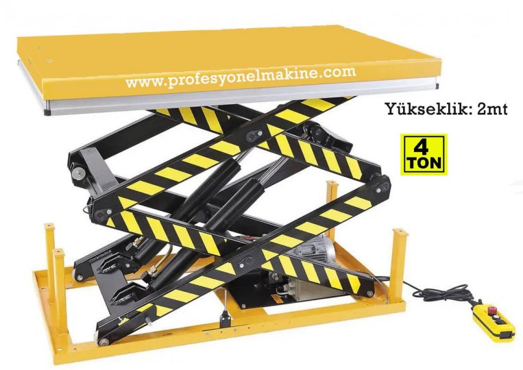 PROF - 4000 KG 2 METRE SAB�T Y�K PLATFORMU