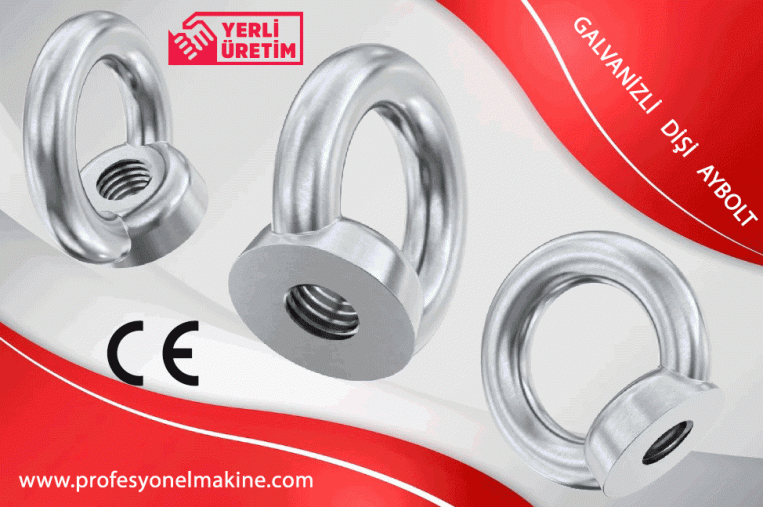 Galvanizli di�i eyebolt