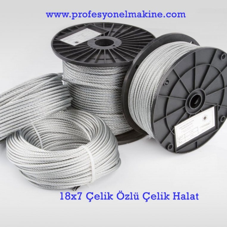 18x7 �elik �zl� �elik Halat