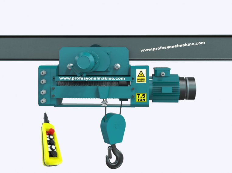 7.5 Ton Monoray Elektrikli Halatl� Vin�