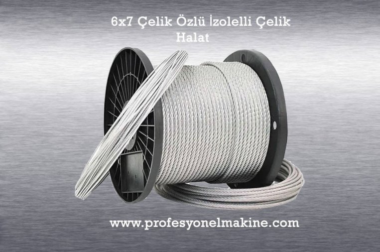 6x7 �elik �zl� �zolelli �elik Halat
